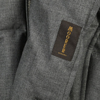 CLEARANCE SALE｜MOORER “MORRIS-CL” カシミヤ100% 立襟ファー付ダウンジャケット グレー(GRIGIO) 48 | GUARDAROBA MILANO OFFICIAL STORE