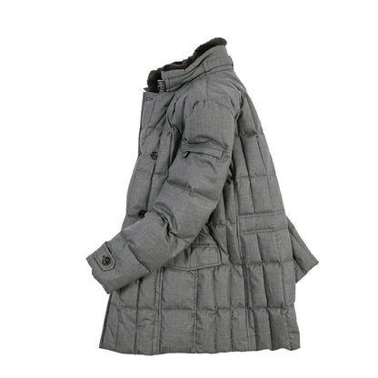 CLEARANCE SALE｜MOORER “MORRIS-CL” カシミヤ100% 立襟ファー付ダウンジャケット グレー(GRIGIO) 48 | GUARDAROBA MILANO OFFICIAL STORE