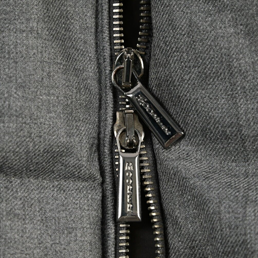 CLEARANCE SALE｜MOORER “MORRIS-CL” カシミヤ100% 立襟ファー付ダウンジャケット グレー(GRIGIO) 48 | GUARDAROBA MILANO OFFICIAL STORE
