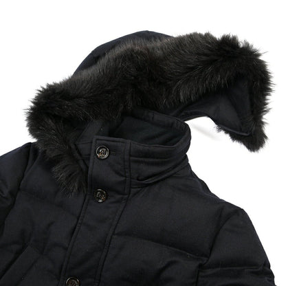 CLEARANCE SALE｜MOORER “PHILIP-IL” カシミヤ100% スタンドカラーダウンジャケット / Loro Piana製生地 (RAIN SYSTEM) ネイビー(BLU SCURO) 44 | GUARDAROBA MILANO OFFICIAL STORE