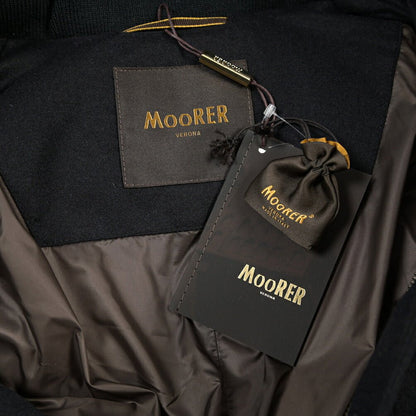 CLEARANCE SALE｜MOORER “PHILIP-IL” カシミヤ100% スタンドカラーダウンジャケット / Loro Piana製生地 (RAIN SYSTEM) ネイビー(BLU SCURO) 44 | GUARDAROBA MILANO OFFICIAL STORE