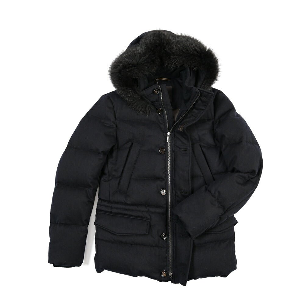 CLEARANCE SALE｜MOORER “PHILIP-IL” カシミヤ100% スタンドカラーダウンジャケット / Loro Piana製生地 (RAIN SYSTEM) ネイビー(BLU SCURO) 44 | GUARDAROBA MILANO OFFICIAL STORE