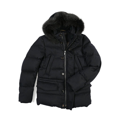 CLEARANCE SALE｜MOORER “PHILIP-IL” カシミヤ100% スタンドカラーダウンジャケット / Loro Piana製生地 (RAIN SYSTEM) ネイビー(BLU SCURO) 44 | GUARDAROBA MILANO OFFICIAL STORE