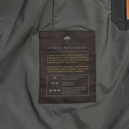 CLEARANCE SALE｜MOORER “VOLMER-KN” 高機能ストレッチナイロン Pコート / ACQUA RESISTANT (撥水) グレー(ASFALTO) 46 | GUARDAROBA MILANO OFFICIAL STORE