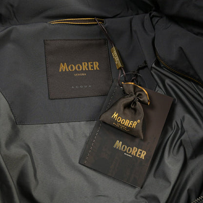 CLEARANCE SALE｜MOORER “VOLMER-KN” 高機能ストレッチナイロン Pコート / ACQUA RESISTANT (撥水) グレー(ASFALTO) 46 | GUARDAROBA MILANO OFFICIAL STORE