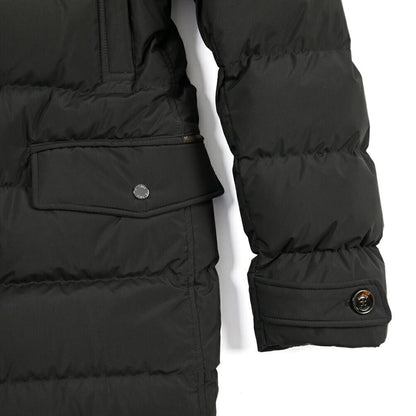 CLEARANCE SALE｜MOORER “ZARBO-STP” ポリエステル100% 立襟ファー付ダウンコート / ACQUA PROOF (防水) ブラック(NERO) 48 | GUARDAROBA MILANO OFFICIAL STORE