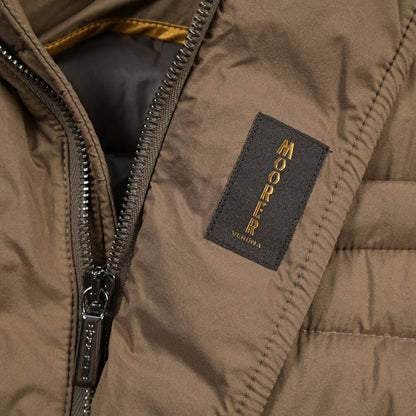 CLEARANCE SALE｜MOORER “ZAVYER-S3” 高機能ストレッチナイロン ダウンジャケット / ACQUA RESISTANT (撥水) ブラウン(BEAVER) 44 | GUARDAROBA MILANO OFFICIAL STORE