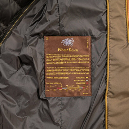 CLEARANCE SALE｜MOORER “ZAVYER-S3” 高機能ストレッチナイロン ダウンジャケット / ACQUA RESISTANT (撥水) ブラウン(BEAVER) 44 | GUARDAROBA MILANO OFFICIAL STORE