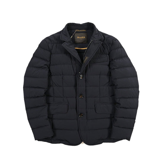 CLEARANCE SALE｜MOORER “ZAYN-KN” 高機能ストレッチナイロン ダウンジャケット / ACQUA RESISTANT (撥水) ネイビー(DARK BLU) 42 | GUARDAROBA MILANO OFFICIAL STORE