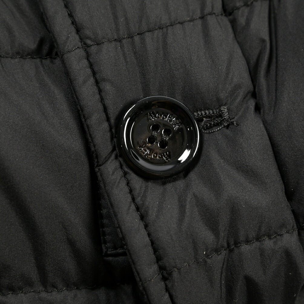 CLEARANCE SALE｜MOORER “ZAYN-OP” 高機能ストレッチナイロン ライトダウンジャケット / ACQUA RESISTANT (撥水) ブラック(NERO) 42 | GUARDAROBA MILANO OFFICIAL STORE