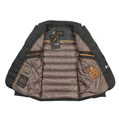 CLEARANCE SALE｜MOORER “ZAYN-OP” 高機能ストレッチナイロン ライトダウンジャケット / ACQUA RESISTANT (撥水) ブラック(NERO) 42 | GUARDAROBA MILANO OFFICIAL STORE