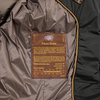 CLEARANCE SALE｜MOORER “ZAYN-OP” 高機能ストレッチナイロン ライトダウンジャケット / ACQUA RESISTANT (撥水) ブラック(NERO) 42 | GUARDAROBA MILANO OFFICIAL STORE