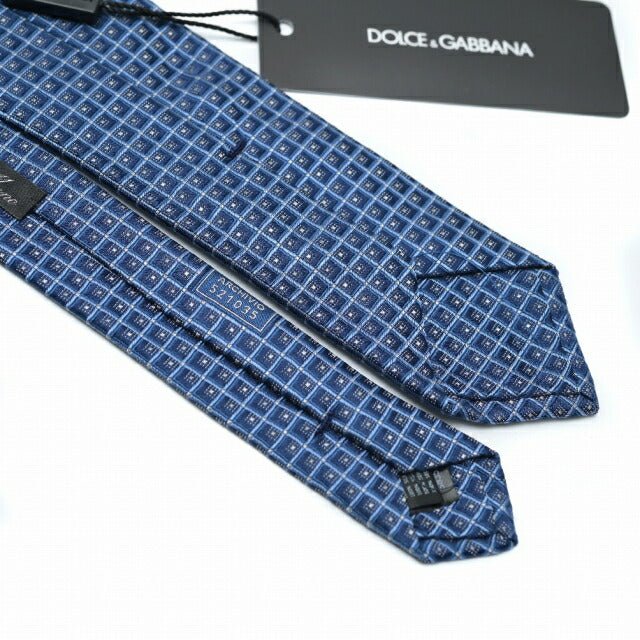 DOLCE & GABBANA シルク100% スクエアドットネクタイ(ナロータイ)｜GUARDAROBA MILANO OFFICIAL STORE