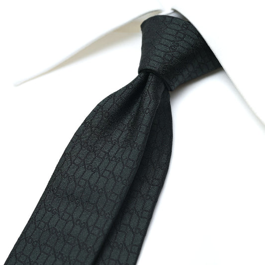 DOLCE & GABBANA シルク100% モノグラム柄ネクタイ(ナロータイ)｜409103｜GUARDAROBA MILANO OFFICIAL STORE