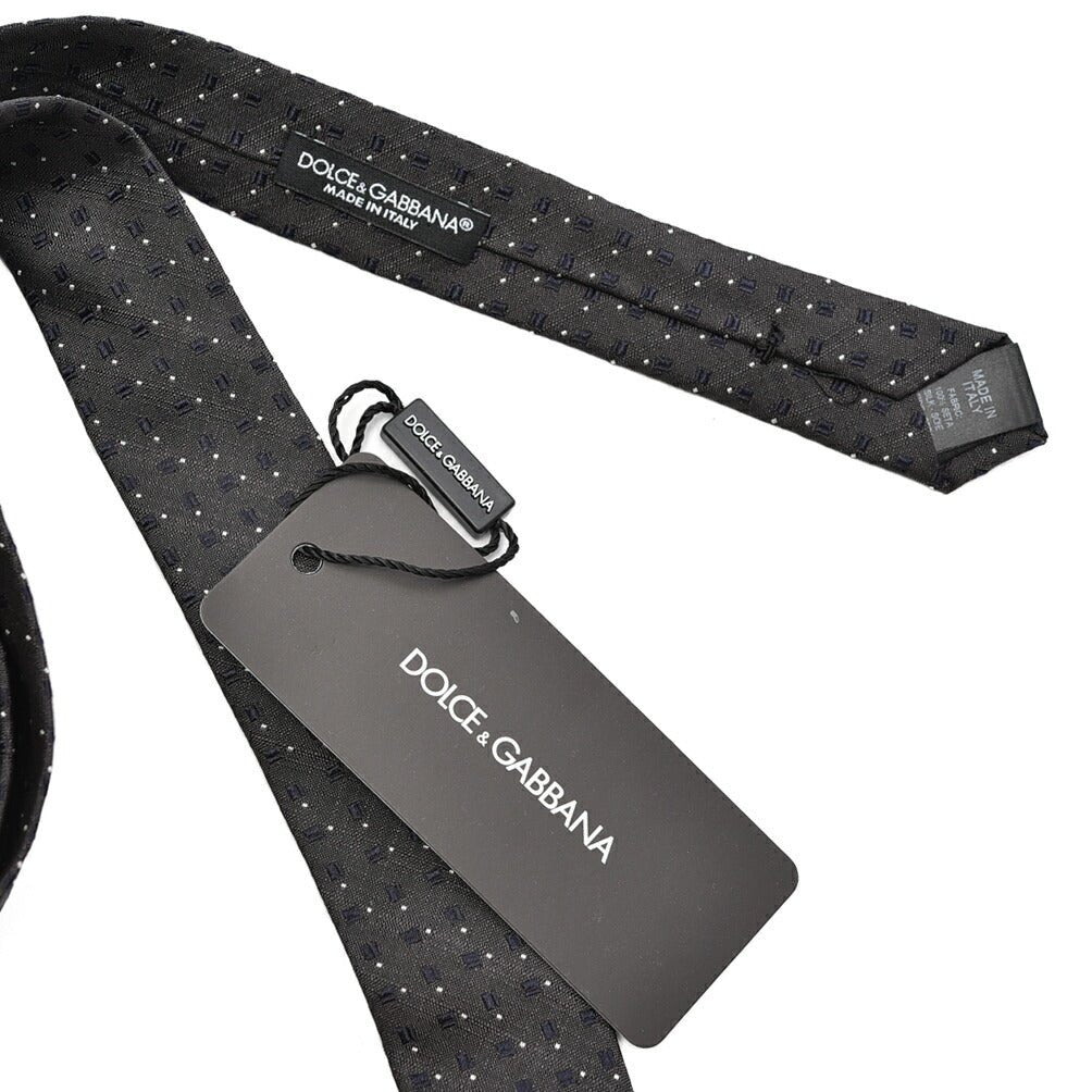 DOLCE & GABBANA シルク100% 小紋柄ネクタイ(ナロータイ)｜409082｜GUARDAROBA MILANO OFFICIAL STORE