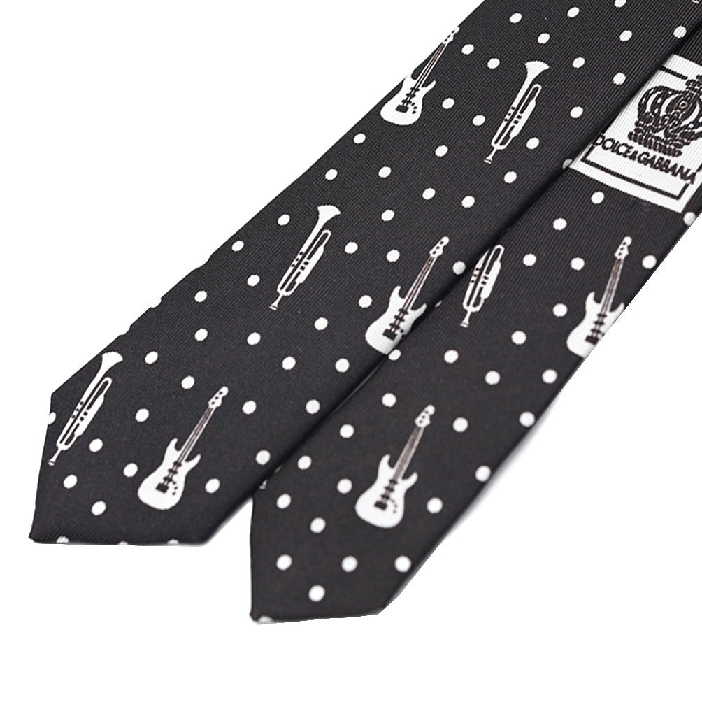 DOLCE & GABBANA シルク100% ドットネクタイ(ナロータイ)｜409113｜GUARDAROBA MILANO OFFICIAL STORE