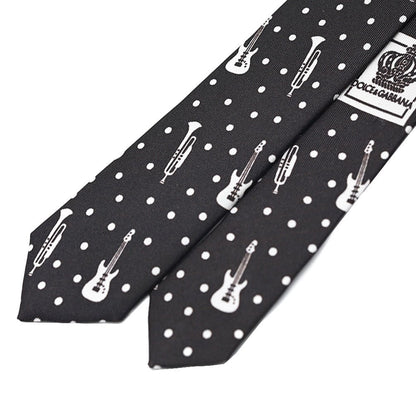 DOLCE & GABBANA シルク100% ドットネクタイ(ナロータイ)｜409113｜GUARDAROBA MILANO OFFICIAL STORE