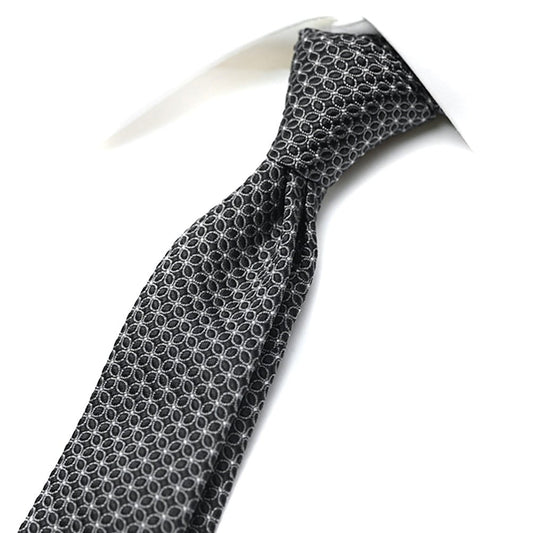 DOLCE & GABBANA シルク100% 幾何柄ネクタイ(ナロータイ)｜409115｜GUARDAROBA MILANO OFFICIAL STORE