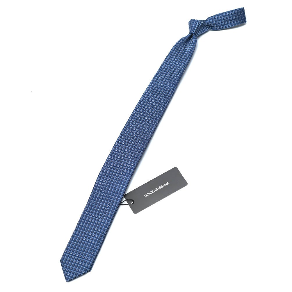 DOLCE & GABBANA シルク100% スクエアドットネクタイ(ナロータイ)｜409190｜GUARDAROBA MILANO OFFICIAL STORE