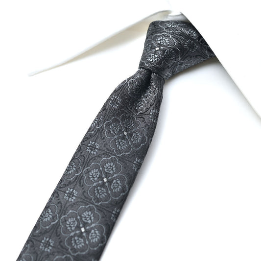 DOLCE & GABBANA シルク100% 花柄ネクタイ(ナロータイ)｜409059｜GUARDAROBA MILANO OFFICIAL STORE