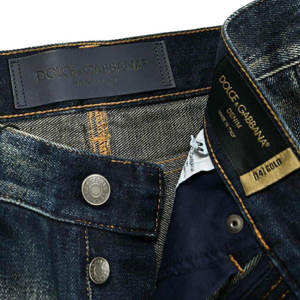 DOLCE & GABBANA コットン100％デニム ダメージジーンズ｜GUARDAROBA MILANO OFFICIAL STORE