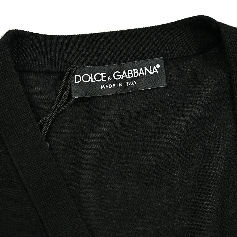 DOLCE & GABBANA カシミヤ100% 8BダブルVネックニットカーディガン｜GUARDAROBA MILANO OFFICIAL STORE