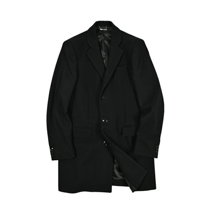 DOLCE & GABBANA ウールナイロン 3Bシングルチェスターコート｜GUARDAROBA MILANO OFFICIAL STORE