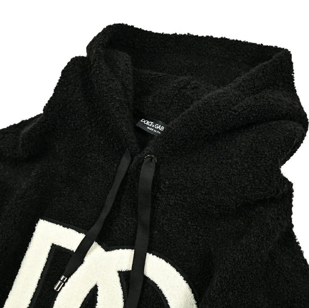 DOLCE & GABBANA アクリルコットン ブークレニットプルオーバーパーカー｜GUARDAROBA MILANO OFFICIAL STORE