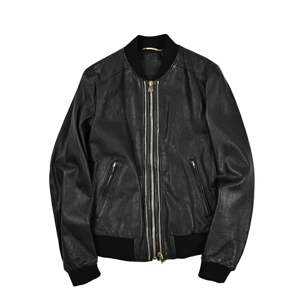 DOLCE & GABBANA ゴートレザー ツインジップシングルライダースジャケット｜GUARDAROBA MILANO OFFICIAL STORE