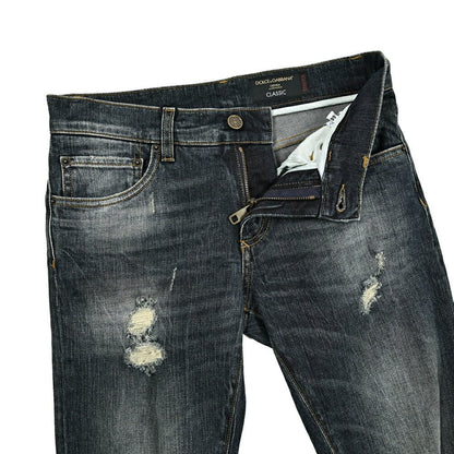 DOLCE & GABBANA CLASSIC ストレッチデニム ダメージジーンズ｜GUARDAROBA MILANO OFFICIAL STORE