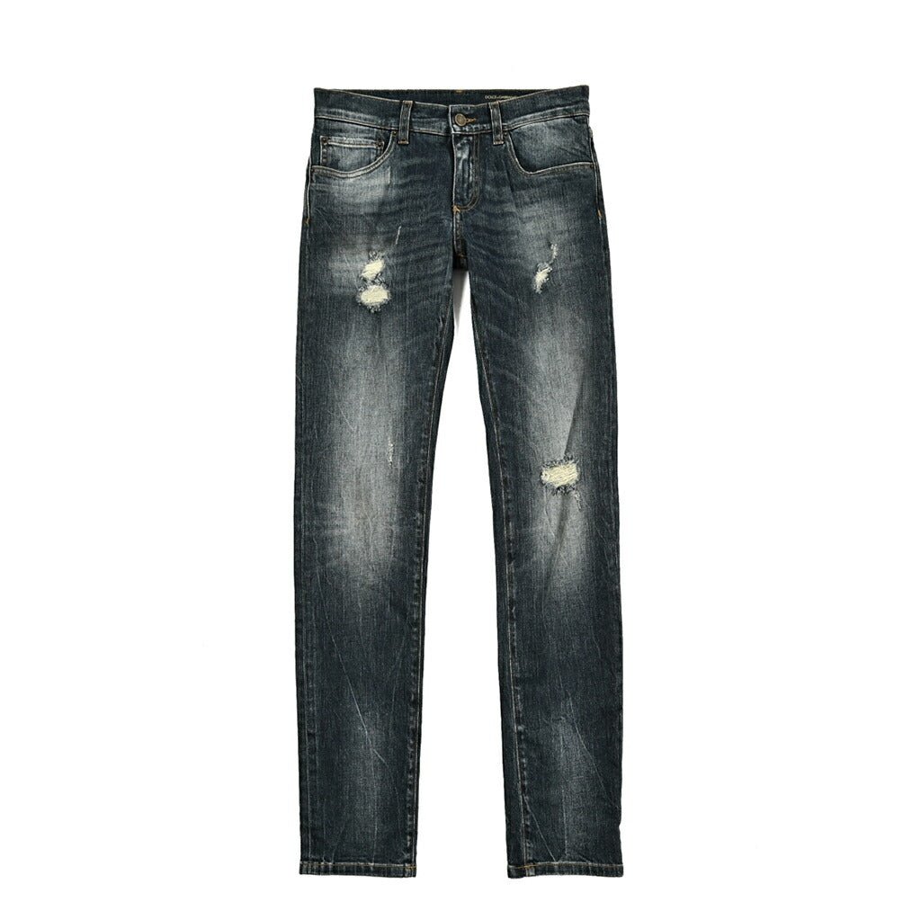 DOLCE & GABBANA CLASSIC ストレッチデニム ダメージジーンズ｜416103｜GUARDAROBA MILANO OFFICIAL STORE