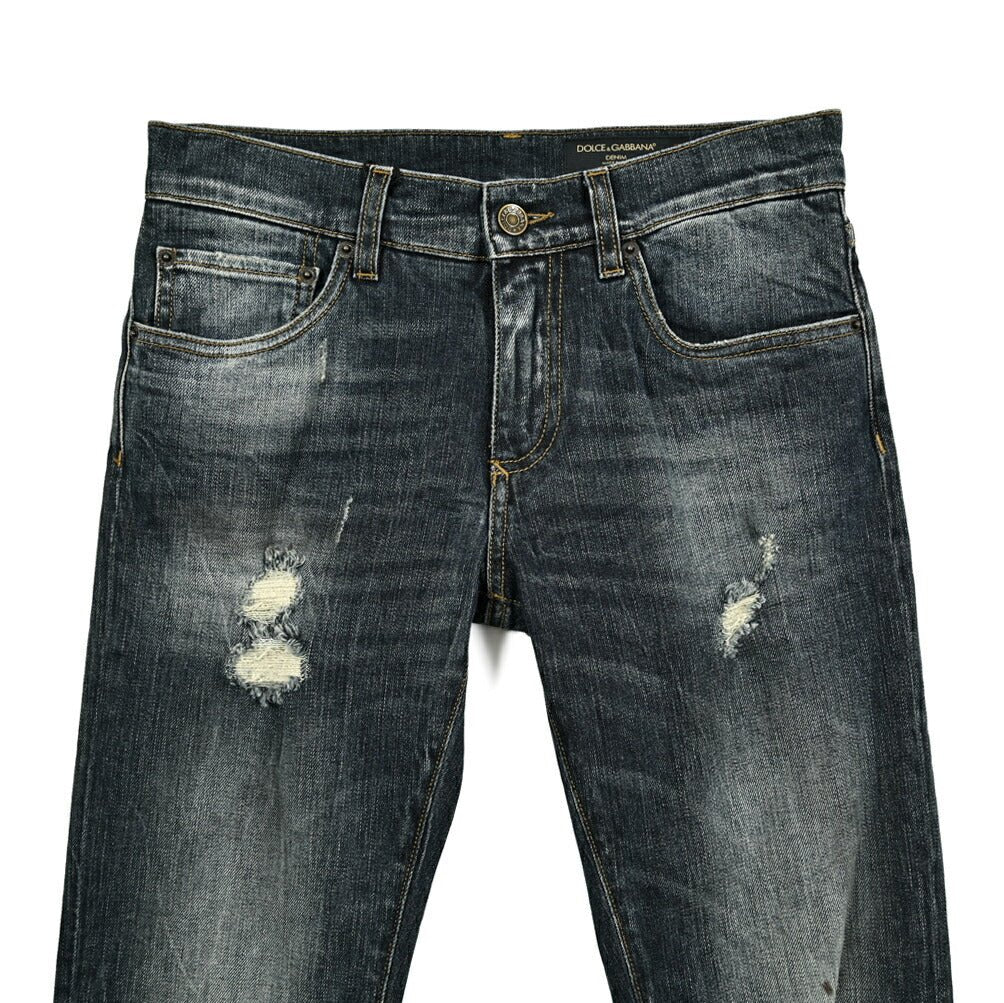 DOLCE & GABBANA CLASSIC ストレッチデニム ダメージジーンズ｜GUARDAROBA MILANO OFFICIAL STORE