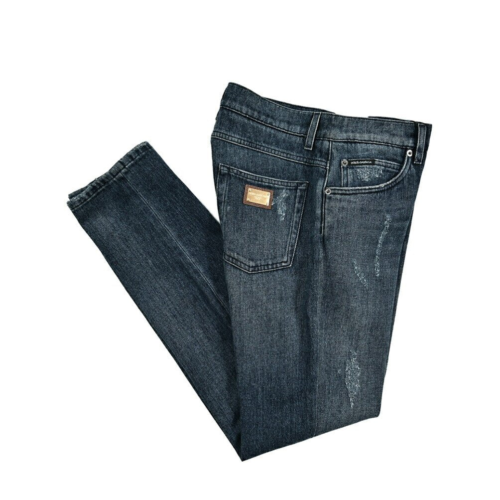 DOLCE & GABBANA REGULAR ストレッチデニム ダメージレギュラージーンズ｜GUARDAROBA MILANO OFFICIAL STORE
