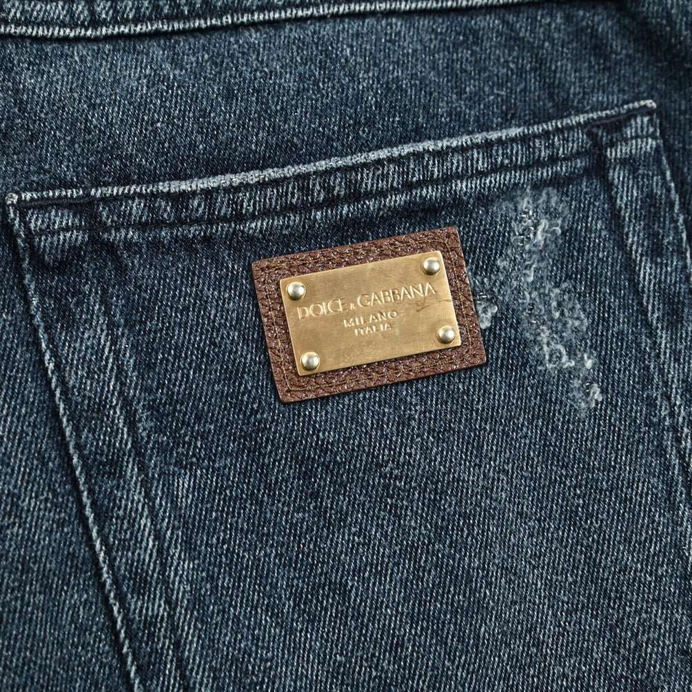 DOLCE & GABBANA REGULAR ストレッチデニム ダメージレギュラージーンズ｜GUARDAROBA MILANO OFFICIAL STORE