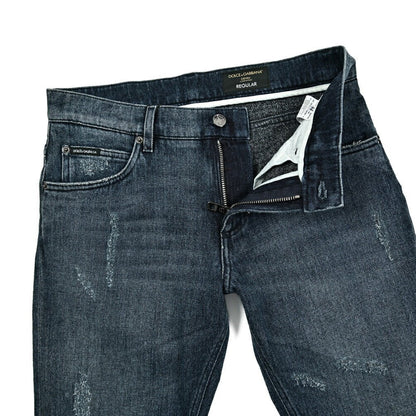 DOLCE & GABBANA REGULAR ストレッチデニム ダメージレギュラージーンズ｜GUARDAROBA MILANO OFFICIAL STORE