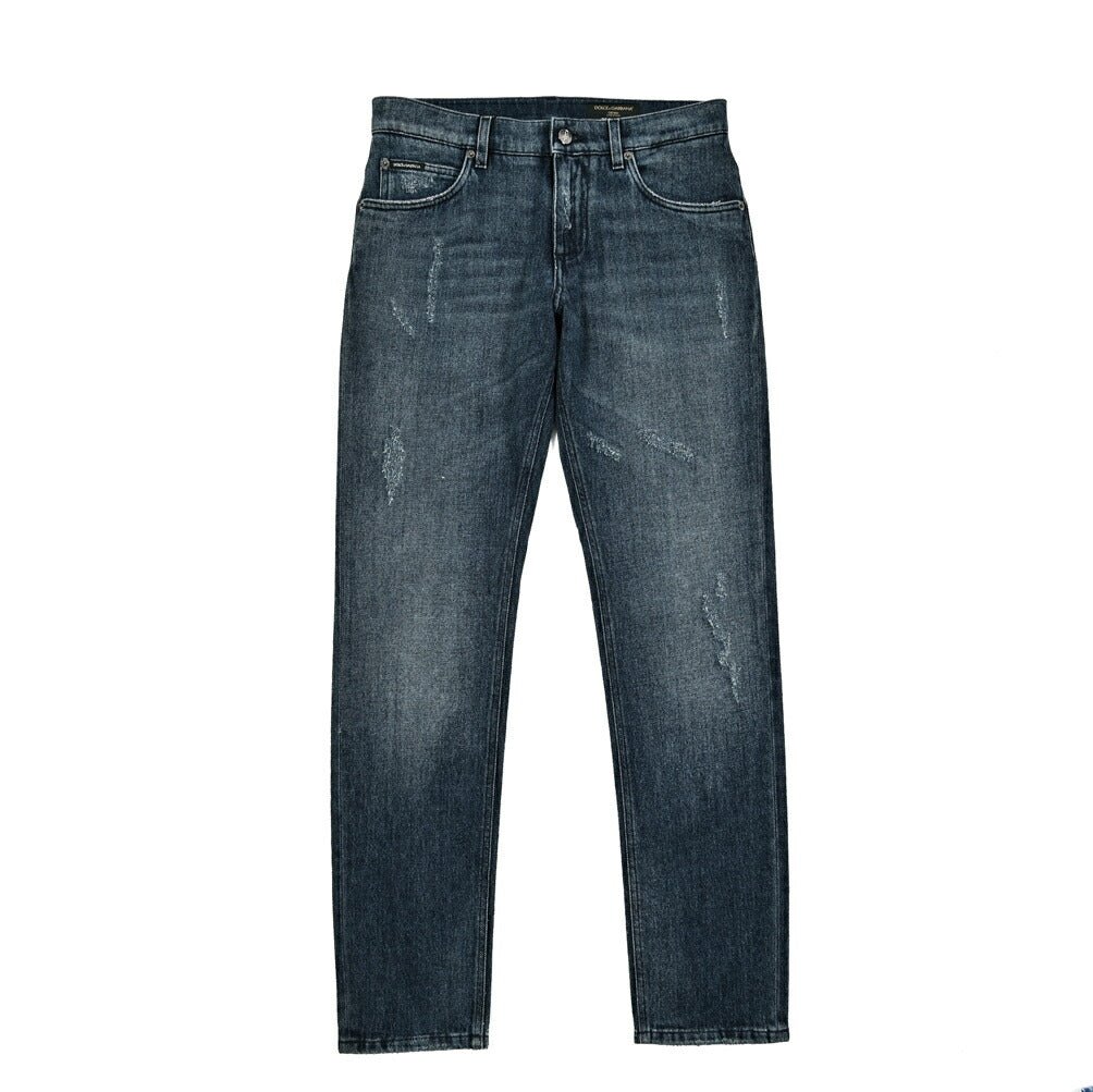 DOLCE & GABBANA REGULAR ストレッチデニム ダメージレギュラージーンズ｜GUARDAROBA MILANO OFFICIAL STORE