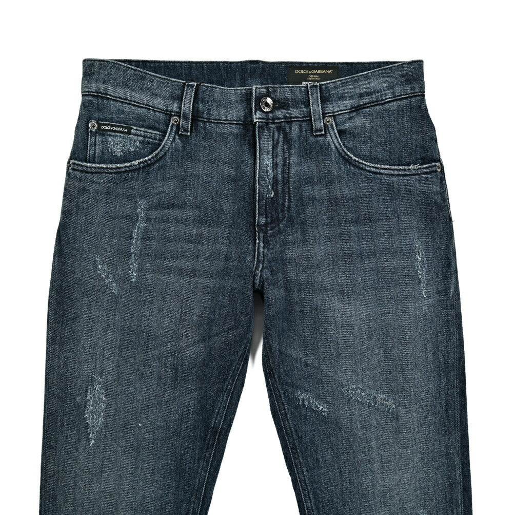 DOLCE & GABBANA REGULAR ストレッチデニム ダメージレギュラージーンズ｜GUARDAROBA MILANO OFFICIAL STORE