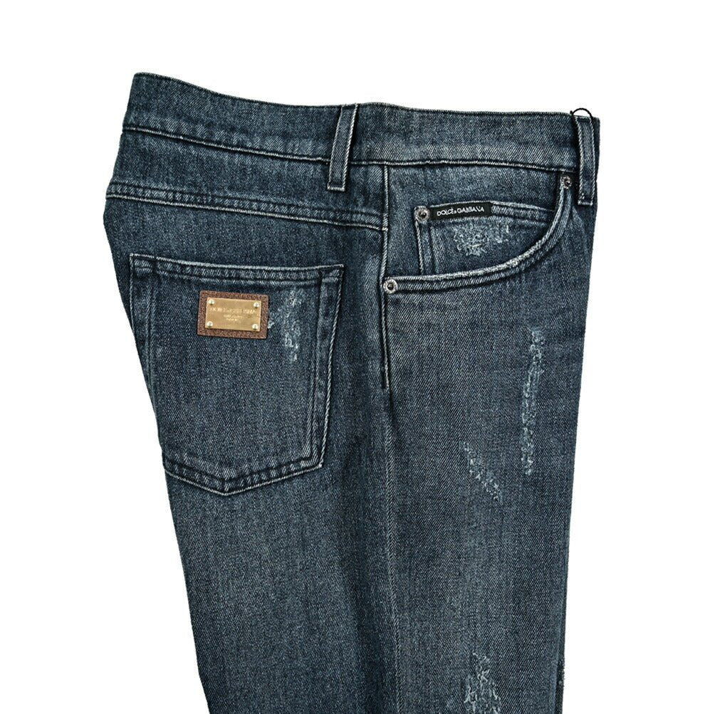DOLCE & GABBANA REGULAR ストレッチデニム ダメージレギュラージーンズ｜GUARDAROBA MILANO OFFICIAL STORE