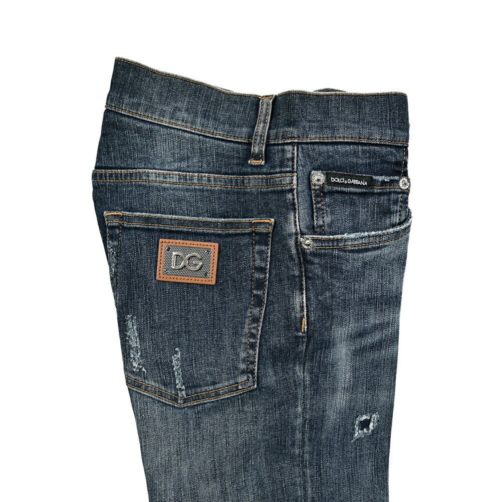 DOLCE & GABBANA RUNNING ストレッチデニム ダメージジーンズ｜GUARDAROBA MILANO OFFICIAL STORE