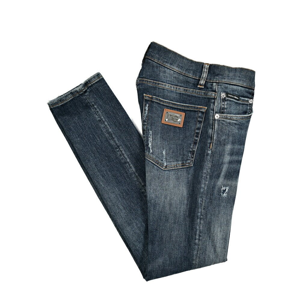DOLCE & GABBANA RUNNING ストレッチデニム ダメージジーンズ｜GUARDAROBA MILANO OFFICIAL STORE