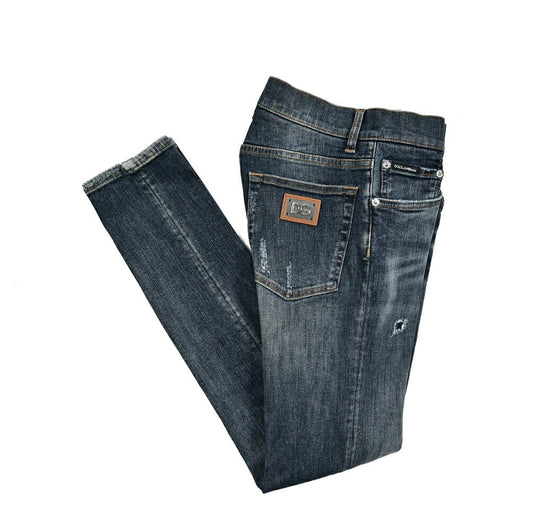 SALE｜DOLCE & GABBANA RUNNING ストレッチデニム ダメージジーンズ｜416096 - 44｜GUARDAROBA MILANO OFFICIAL STORE