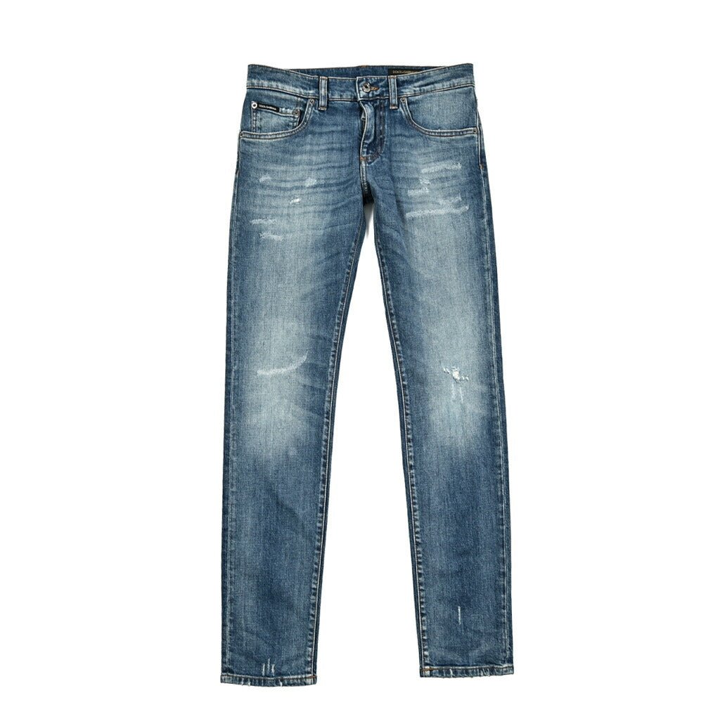 DOLCE & GABBANA SKINNY ストレッチデニム ダメージスキニージーンズ｜GUARDAROBA MILANO OFFICIAL STORE