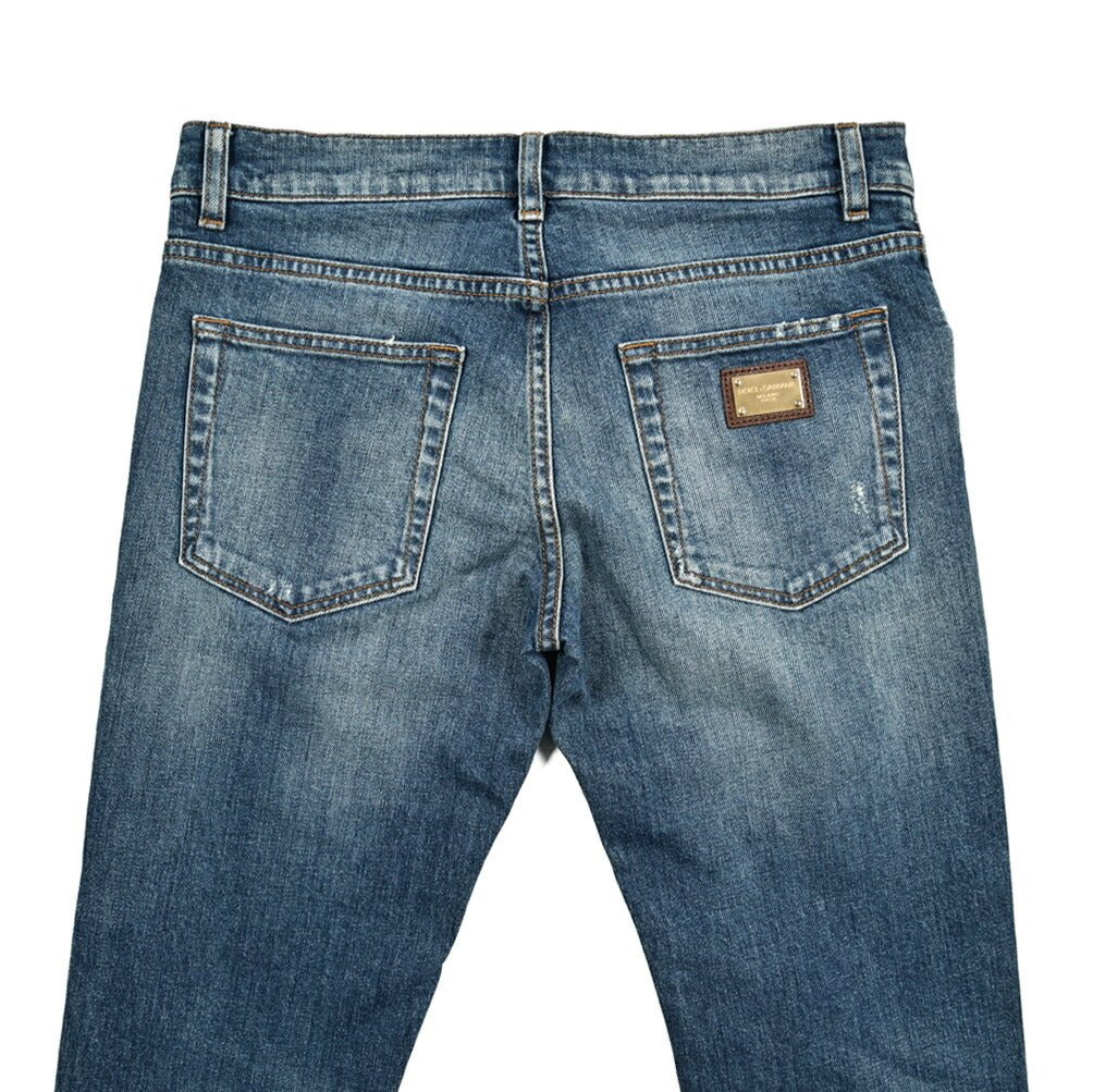 DOLCE & GABBANA SKINNY ストレッチデニム ダメージスキニージーンズ｜GUARDAROBA MILANO OFFICIAL STORE