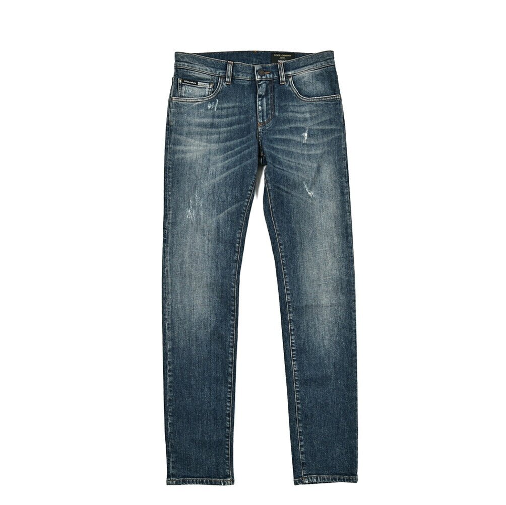 DOLCE & GABBANA SKINNY ストレッチデニム ダメージスキニージーンズ｜GUARDAROBA MILANO OFFICIAL STORE