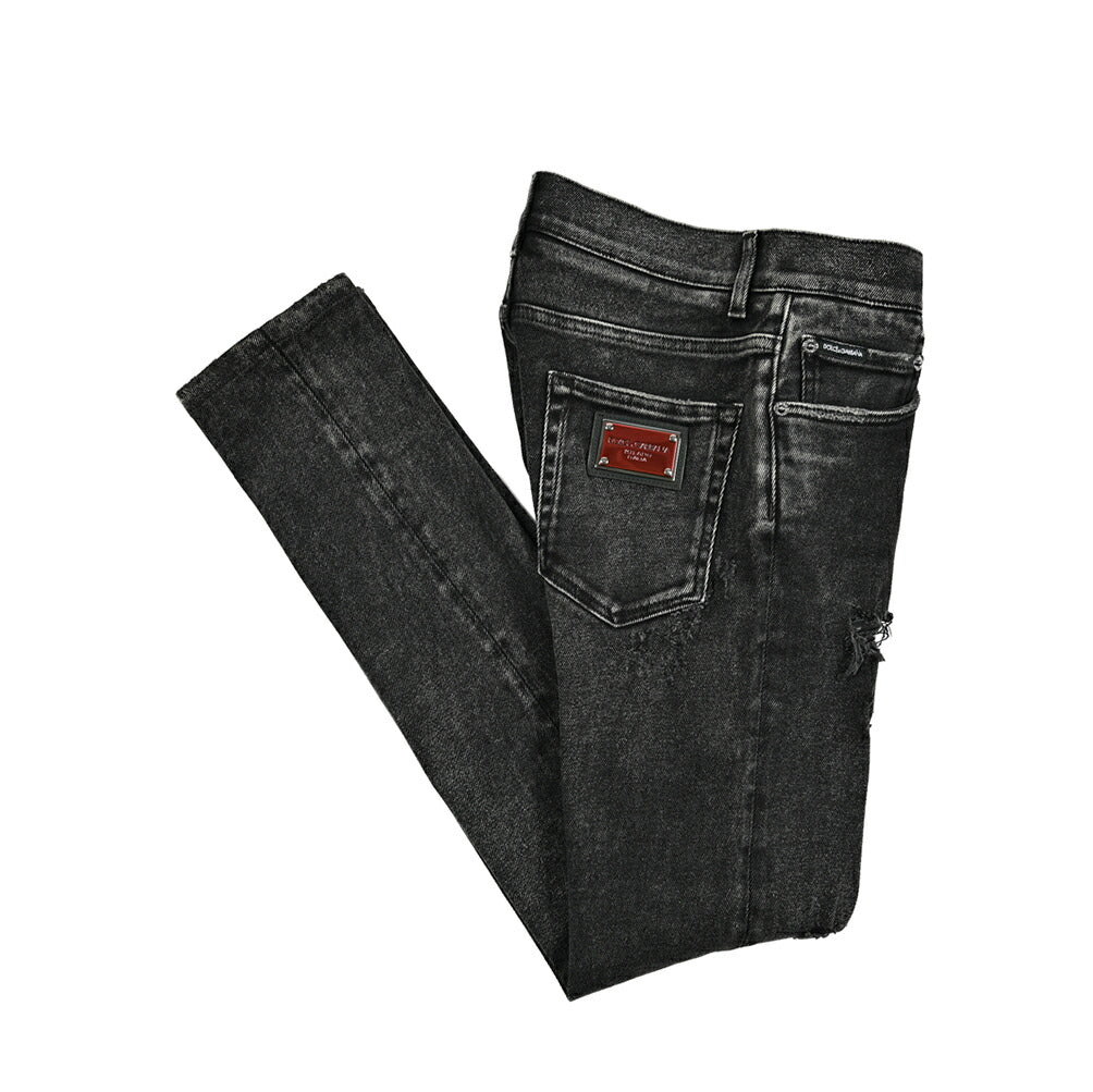 DOLCE & GABBANA SKINNY ストレッチデニム ダメージスキニージーンズ｜GUARDAROBA MILANO OFFICIAL STORE