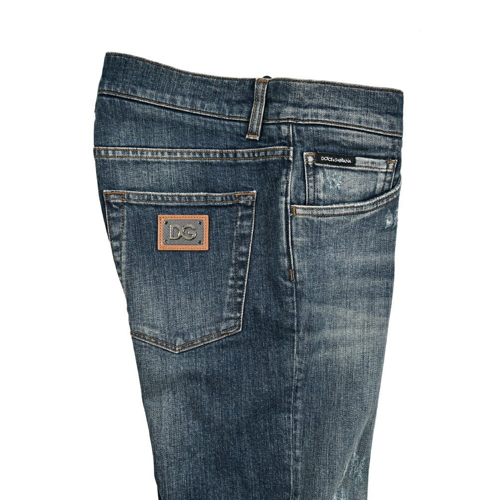 DOLCE & GABBANA SKINNY ストレッチデニム ダメージスキニージーンズ｜GUARDAROBA MILANO OFFICIAL STORE