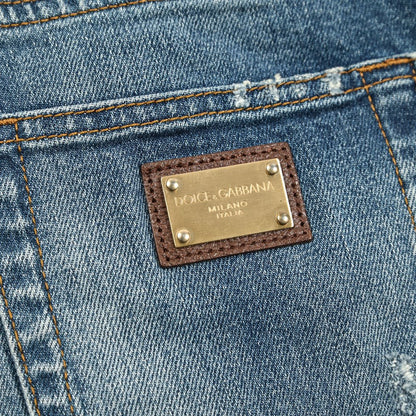 DOLCE & GABBANA SKINNY ストレッチデニム ダメージスキニージーンズ｜GUARDAROBA MILANO OFFICIAL STORE