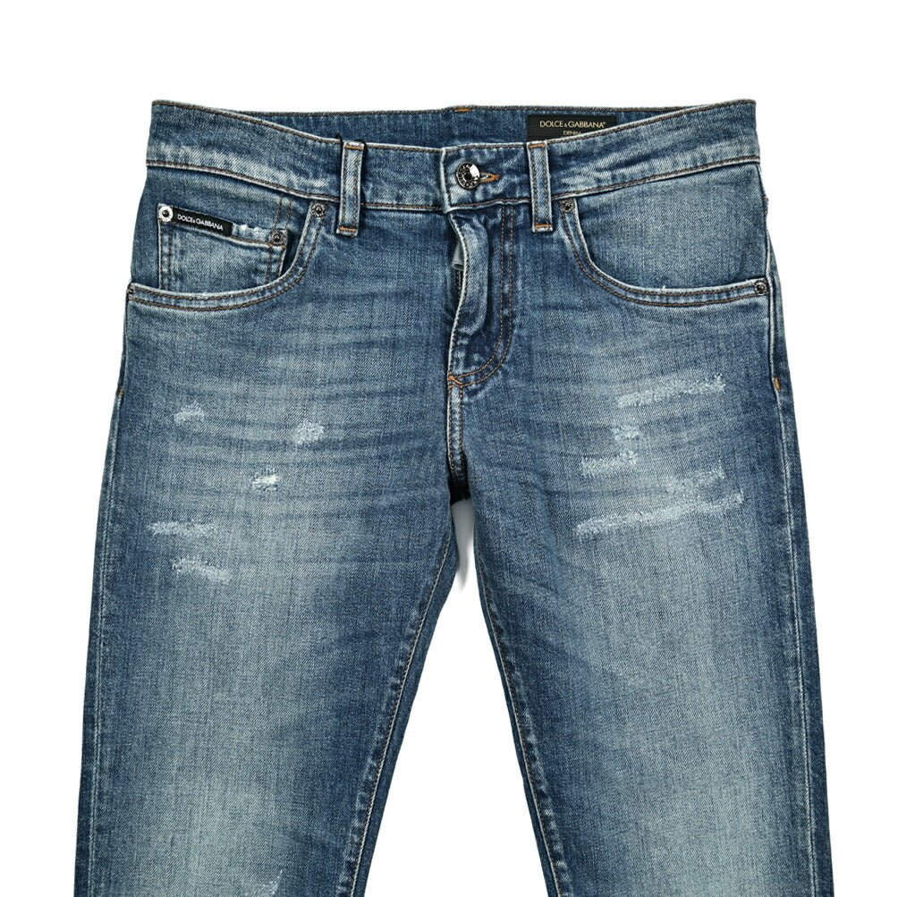 DOLCE & GABBANA SKINNY ストレッチデニム ダメージスキニージーンズ｜GUARDAROBA MILANO OFFICIAL STORE