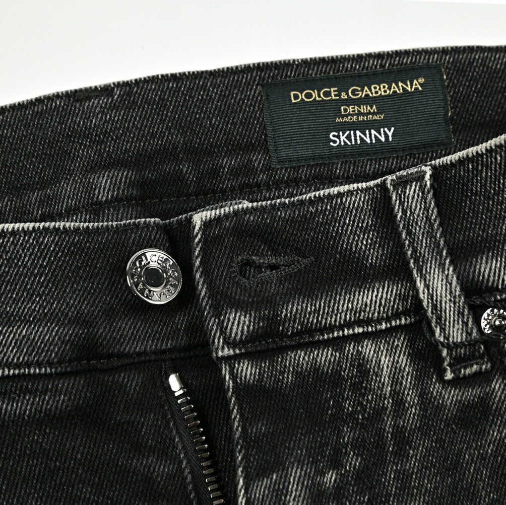 DOLCE & GABBANA SKINNY ストレッチデニム ダメージスキニージーンズ｜GUARDAROBA MILANO OFFICIAL STORE