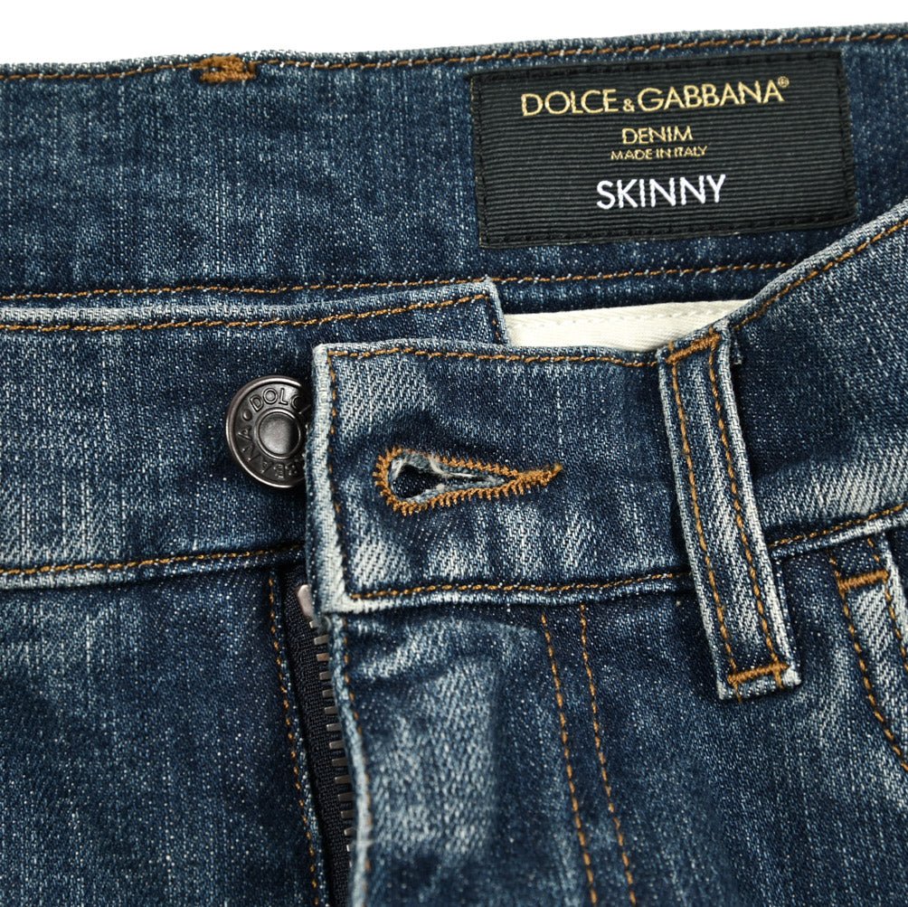 DOLCE & GABBANA SKINNY ストレッチデニム ダメージスキニージーンズ｜GUARDAROBA MILANO OFFICIAL STORE